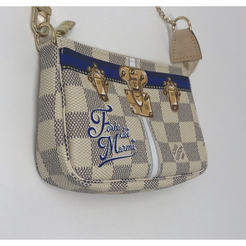 MINI POCHETTE LOUIS VUITTON FORTE DE MARMI LIMITED EDITION D. Azur - Picture 6 of 13